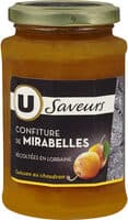 Confiture de mirabelles récoltées en Lorraine , pot de 315g
