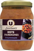 Légumes cuisinés Riste d'aubergines - Bocal 520g
