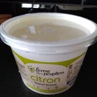 Yaourt brassé citron