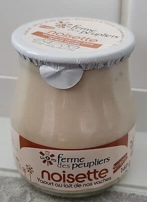 Noisette yaourt au lait de nos vaches