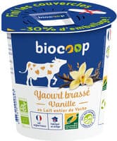 Yaourt vanille brassé 400g CC