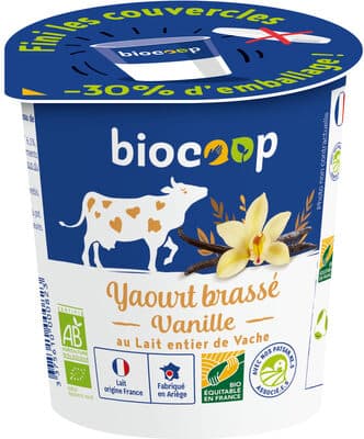 Yaourt vanille brassé 400g CC