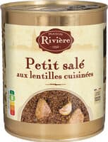 Le petit salé aux lentilles cuisinées