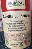 Galettes Pur Sarrasin