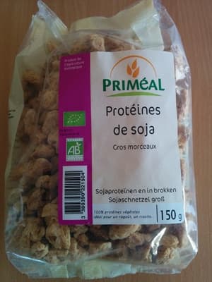 Protéines de soja gros morceaux