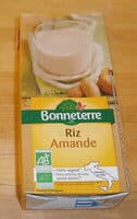 Boisson stérilisée Uht à base de riz et d’amande
