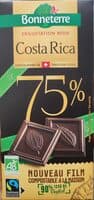 Chocolat Noir Costa Rica 75% De Cacao