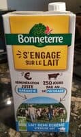 lait demi écrémé sterilisé UHT