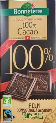 Dégustation noir 100 % cacao