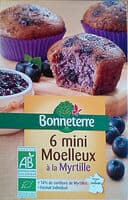 Mini moelleux à la myrtille