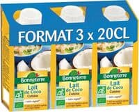 Lait de coco Cuisine