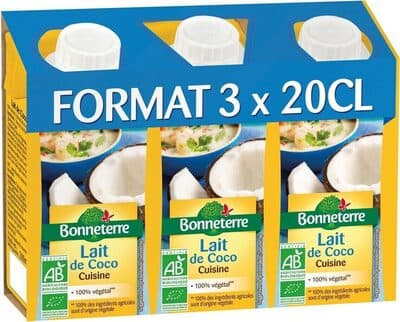 Lait de coco Cuisine
