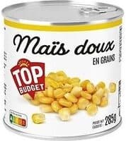 Maïs doux en grains 1/2