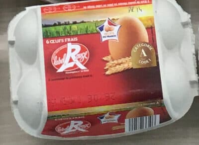 Œufs Label Rouge x6