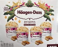 Macadamia nut brittle mini cups