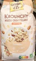 Krounchy sans gluten amande