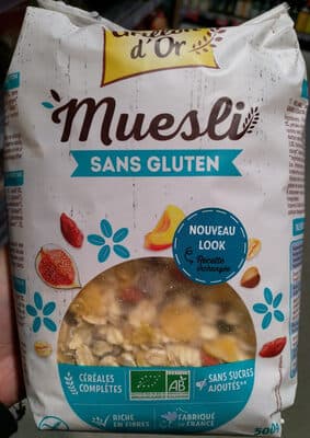 Muesli+sans gluten Raisin, Figue, Banane
