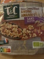 T&C Muesli croustillant avoine amandes sans gluten