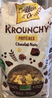 Krounchy proteines chocolat noir