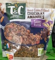 muesli croustillant chocolat amande