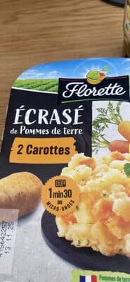 L'écrasé pommes de terre aux 2 carottes