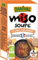 Miso soupe sésame gingembre