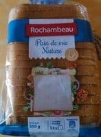 Pain de mie nature