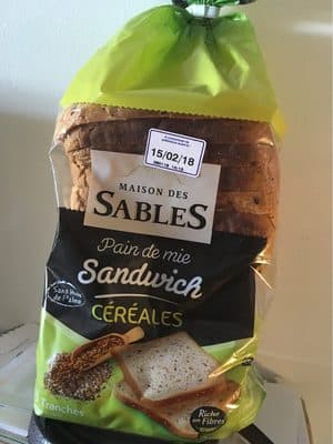 Pain de mie sandwich aux céréales