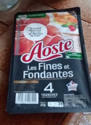Les Fines et Fondantes 4 tranches
