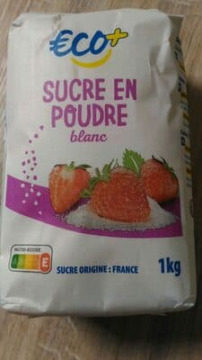 Sucre en poudre blanc