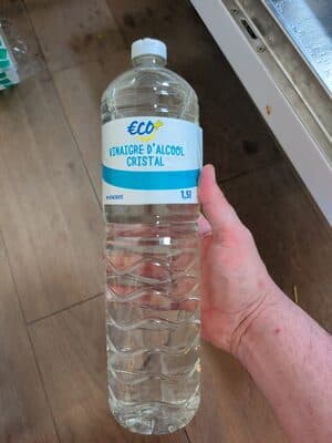 Vinaigre d’alcool cristal