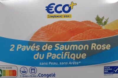 Pavés de saumon rose du Pacifique