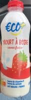 Yaourt à boire saveur fraise