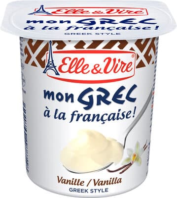 Elle & vire desserts lactes mon grec vanille