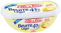Le Beurre Doux Léger 41%MG Barquette