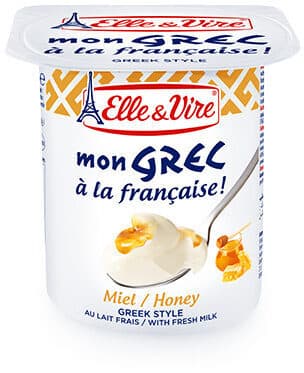 Elle & vire desserts lactes mon grec miel