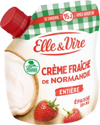 Elle & vire creme fraiche epaisse entiere 30%mg poche 324g