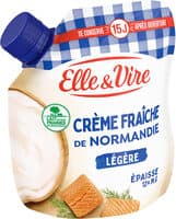 Elle & vire creme fraiche epaisse legere 12%mg poche 328g