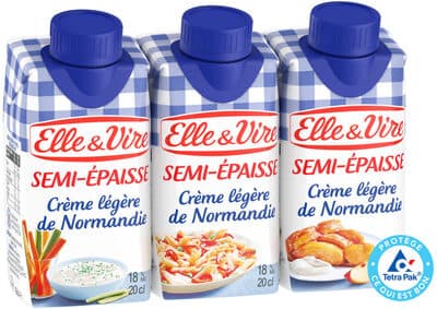 La Crème Semi-Epaisse Légère 18%MG
