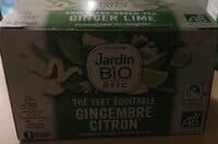 Thé vert équitable gingembre citron vert