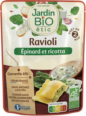 Ravioli épinard ricotta
