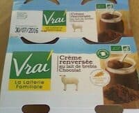 Crème renversée chocolat bio au lait de brebis