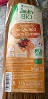 spaghetti au quinoa curry curcuma