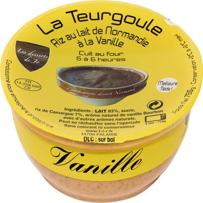 Riz au lait de Normandie à la Vanille