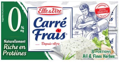 Carré Frais 0% Ail & Fines Herbes
