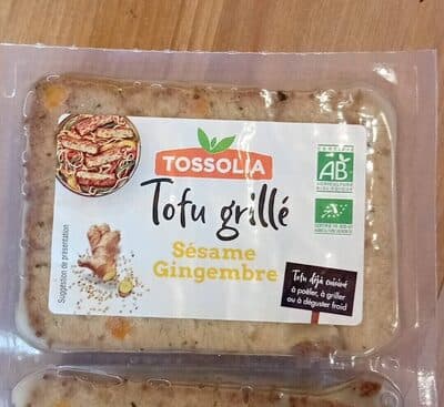 Tofu grillé sésame gingembre