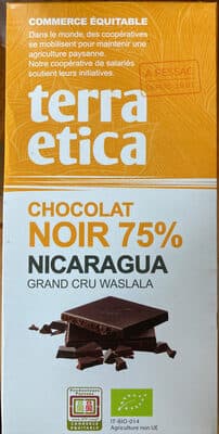 Chocolat noir 75% - Nicaragua grand cru waslala