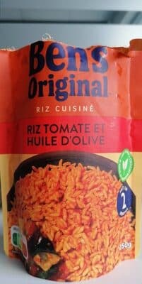 Riz cuisiné Tomate et huile d'olive