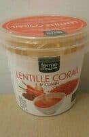 Soupe lentille corail et cumin
