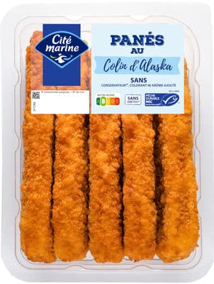 Panés au colin d'Alaska MSC - 200g - Frais